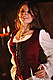 Little Athena Mittelalter-Miederweste, Samt Mittelalter-Miederweste, Samt