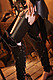 Witch Elf Armor Larp Lederr�stung, schwarz Larp Lederr�stung, schwarz