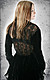 Morticia Blazer Gehrock, Samt Gehrock, Samt
