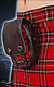 Kilt Herrenrock Tartan, rot-gelb Tartan, rot-gelb