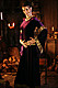 Witch of Dawn Kleid, Samt Kleid, Samt