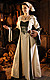 Mittelalterkleid  Baumwolle-Leinen Baumwolle-Leinen