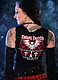 Schulterfreies Shirt mit Bondages Top, Baumwolle Top, Baumwolle