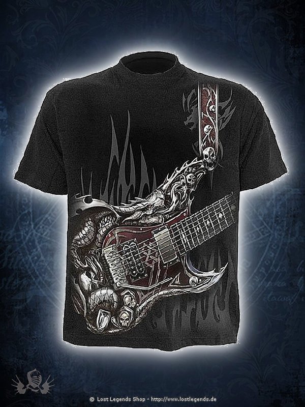 Air Guitar T-Shirt SPIRAL