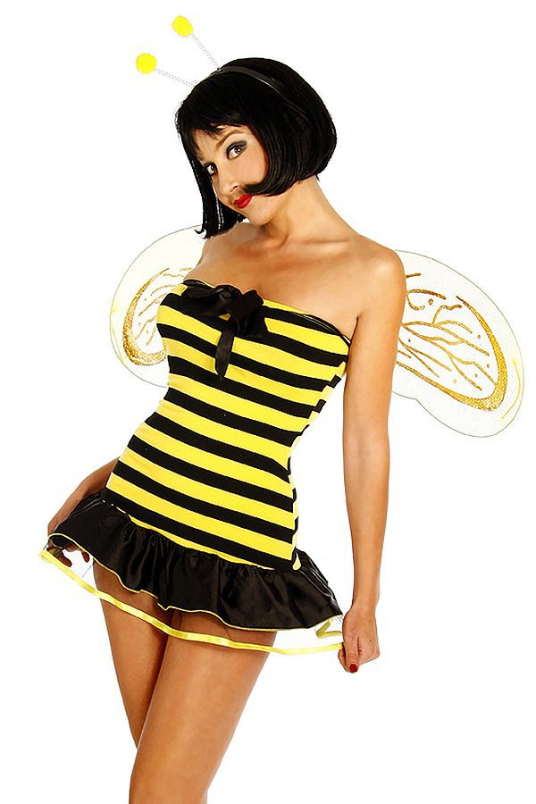 Bienenkostüm mit Flügeln