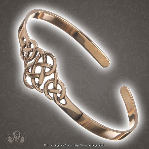 Bronze Armreif keltischer Knoten
