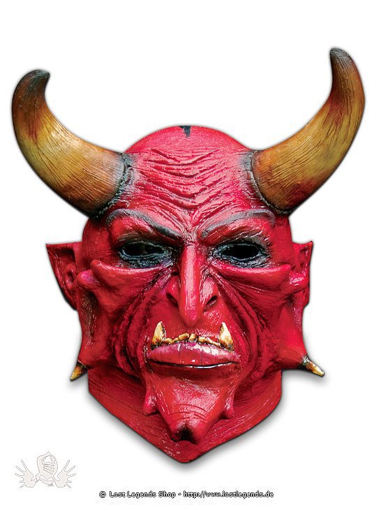 Dämonenfürst Latex Maske