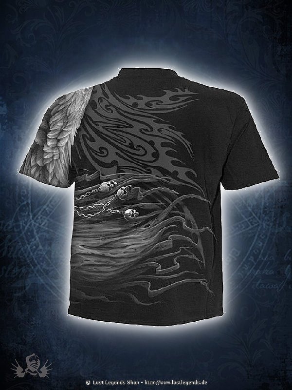 Death Angel Wrap AllOver T-Shirt schwarz SPIRAL