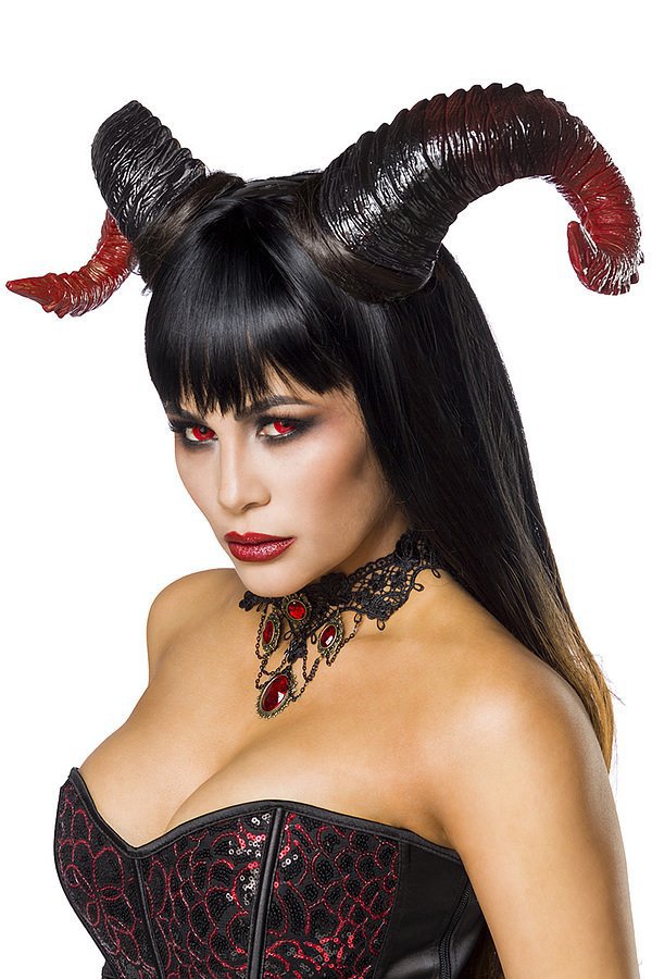 Devil Lady schwarz/rot