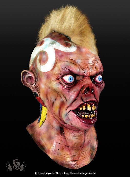 Endzeit Zombie Latex Maske