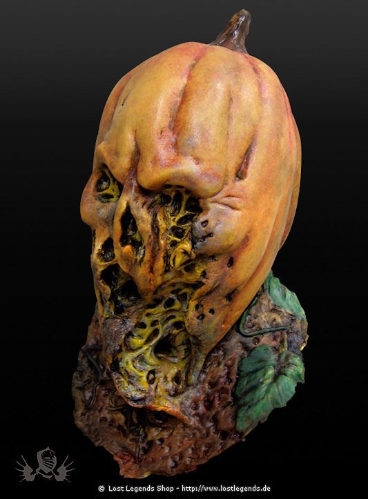 Evil Pumpkin Latex Maske