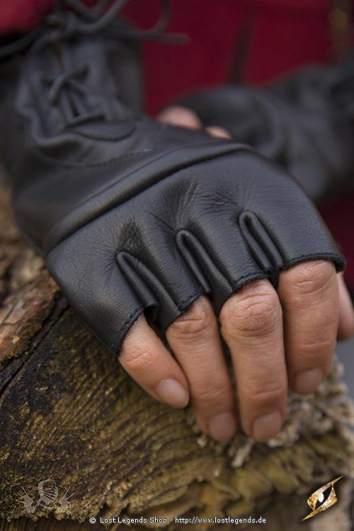 Handschuhe des Diebes Schwarz