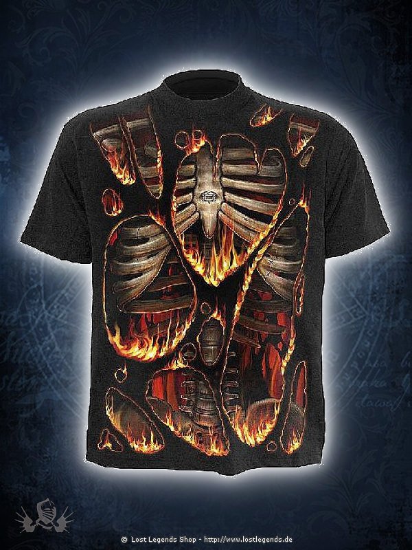 Inferno T-Shirt Rundumdruck SPIRAL