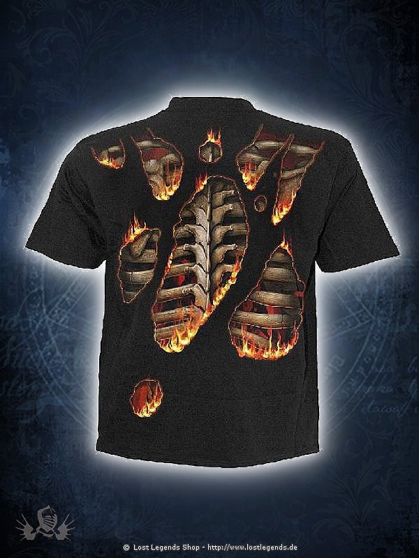 Inferno T-Shirt Rundumdruck SPIRAL
