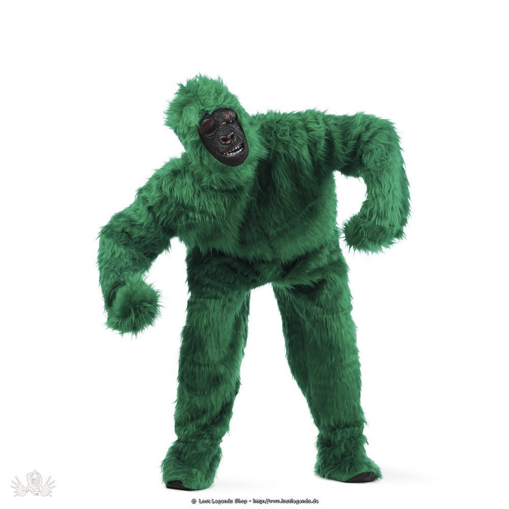 Karnevalskostüm Gorilla grün