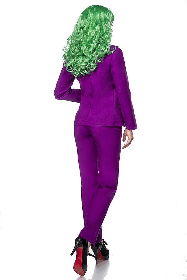 Lady Joker Kostümset grün/gelb/lila
