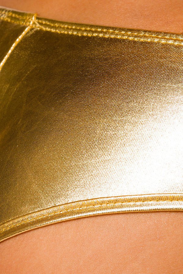 Metallic-Panty gold