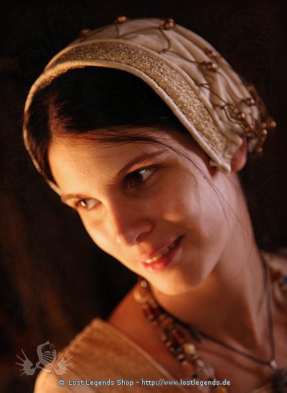 Medieval Noble Ladies Bonnet der Edeldame