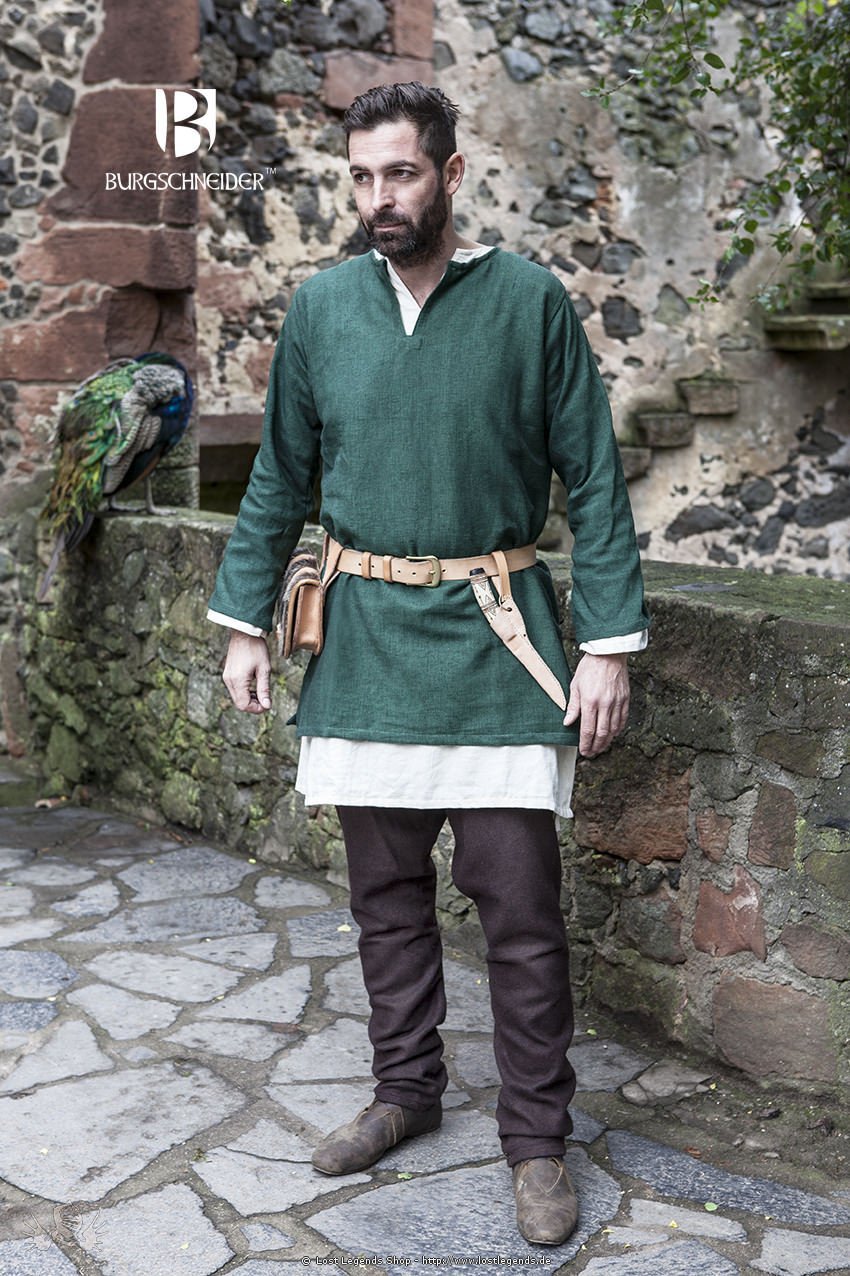 Medieval Short Tunic Erik, green