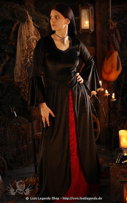 Mittelalter Samt-Kleid Katharina