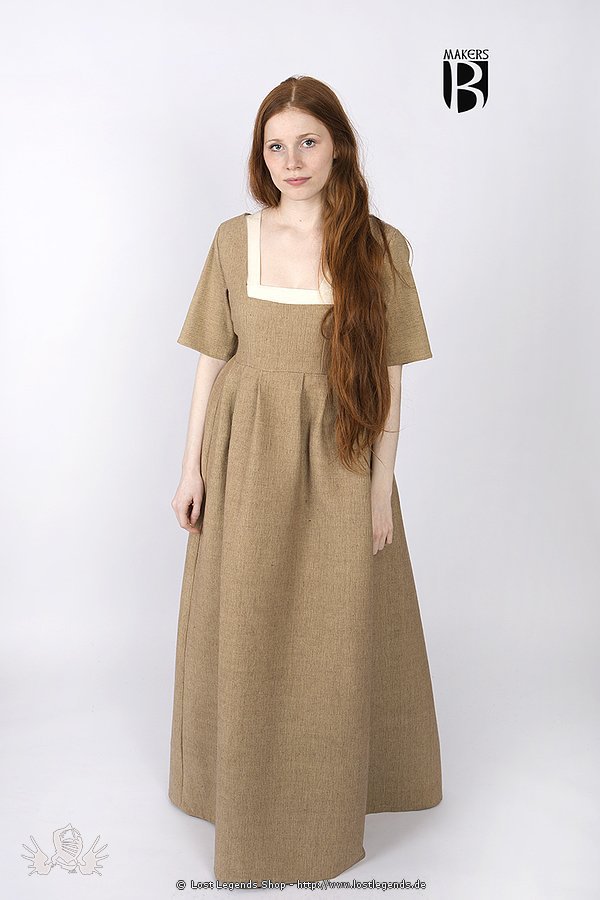 Medieval Dress Frideswinde, sand