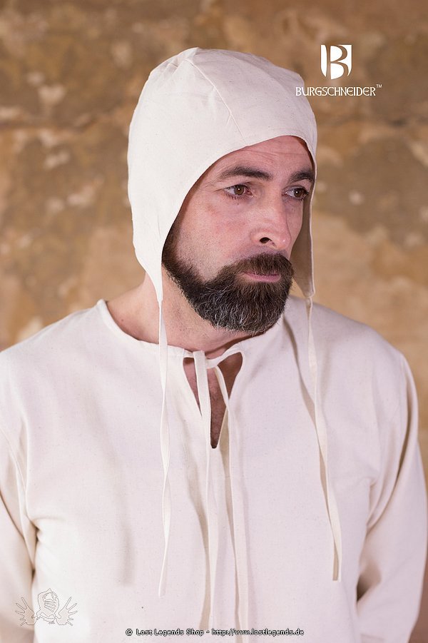 Medieval Hood Bertram, natural