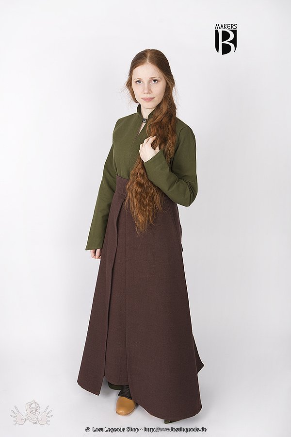 Medieval Skirt Mera, brown