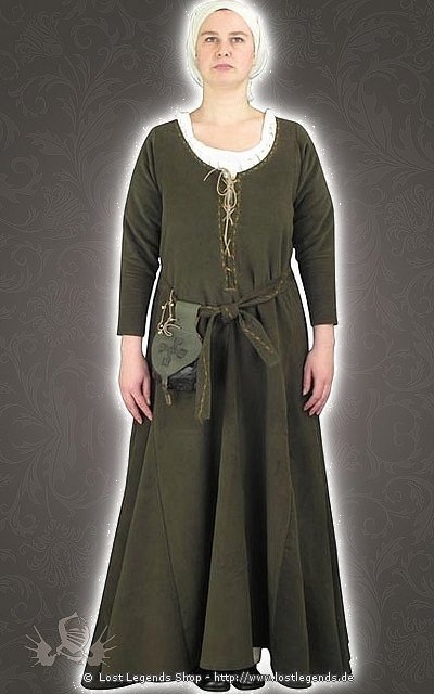 Mittelalterliches Kleid Zofengewand