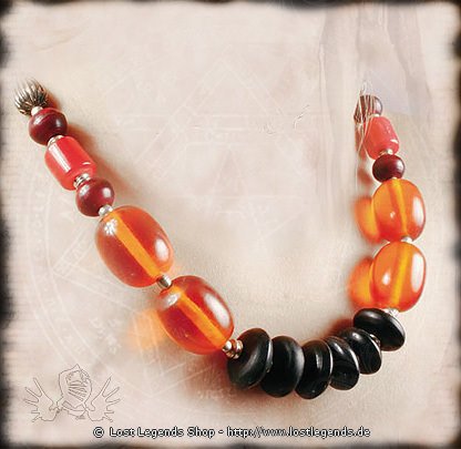 Orienatlische Halskette orange 1006