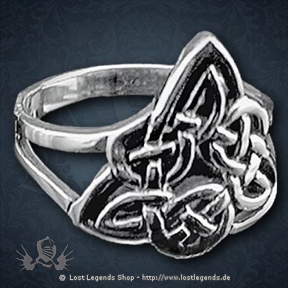 Ring keltischer Knoten Silber