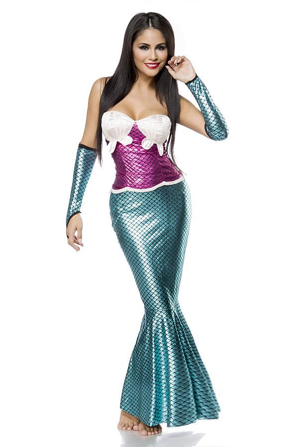 sexy Mermaid karnevalskostüm
