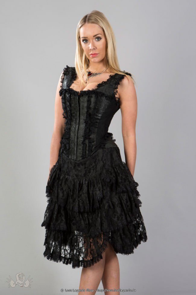 Sophia burlesque corset dress  mit Spitze
