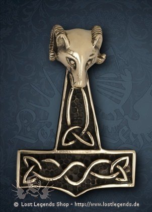 Thorshammer Anhänger, Bronze