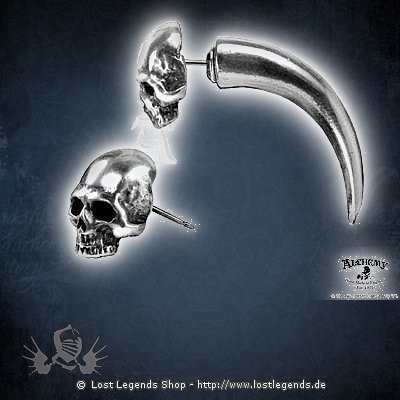 Tomb Skull Horn Faux Piercing