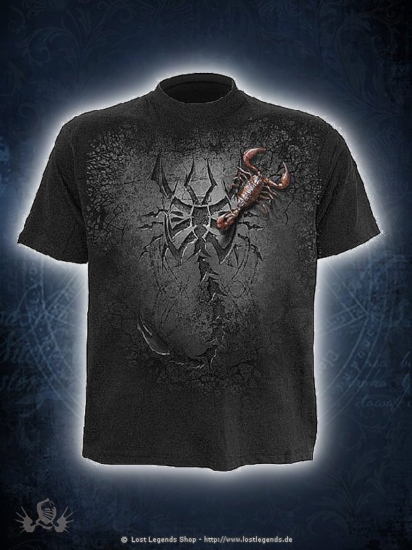 Tribal Scorpion T-Shirt SPIRAL