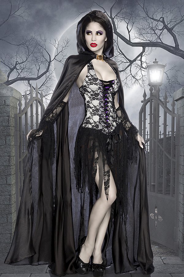 Vampirkostüm schwarz