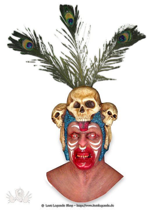 Voodoopriester Latex Maske
