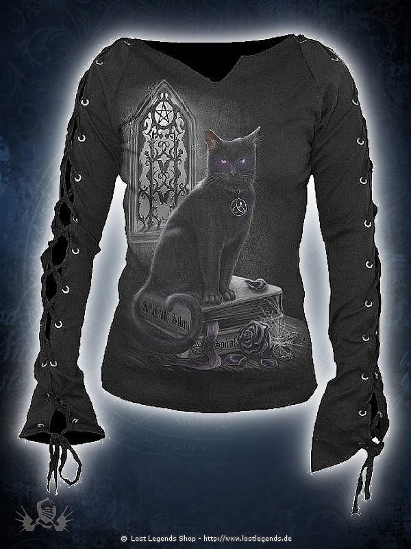 Witch Cat Longsleeve SPIRAL