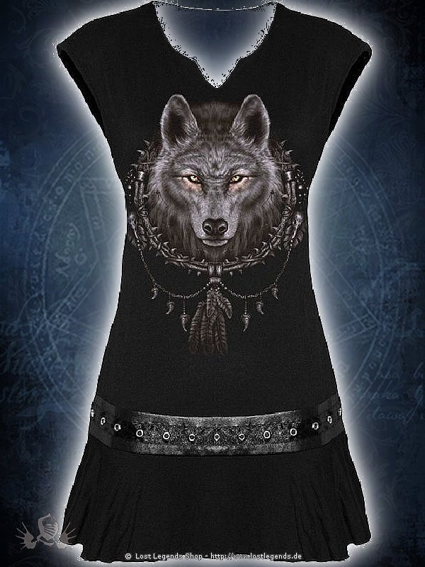 Wolf Dreams Kleid mit Nietenbesatz SPIRAL