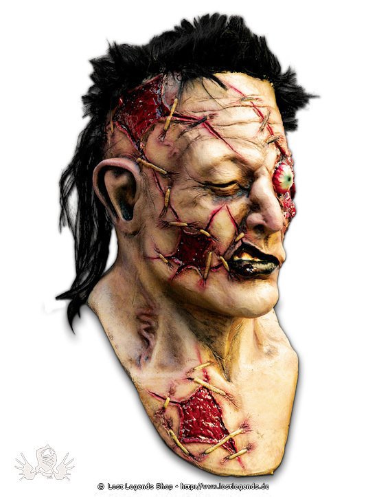 Zombie-Gladiator Latex Maske