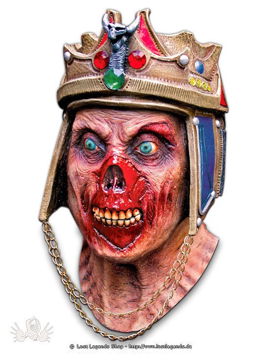 Zombiekönig Latex Maske