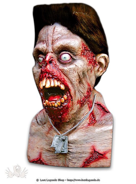 Zombieveteran Latex Maske