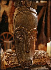 Afrikanische Maske 