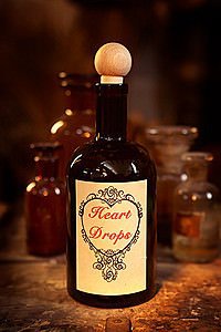 Alchemisten Flasche Heart Drops