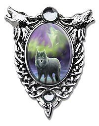 Anne Stokes Cabochons Aura Wolf Cabochon
