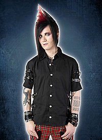 Black Pistol Strap Shirt Denim 