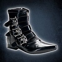 Brogue-06 Demonia Gothic Pike Stiefel