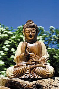 Buddha, mit erhobener Hand, 50 cm 