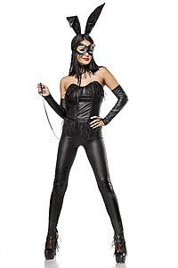 Bunny-Kost�m schwarz