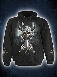 Celtic Warrior Kapuzensweat schwarz SPIRAL